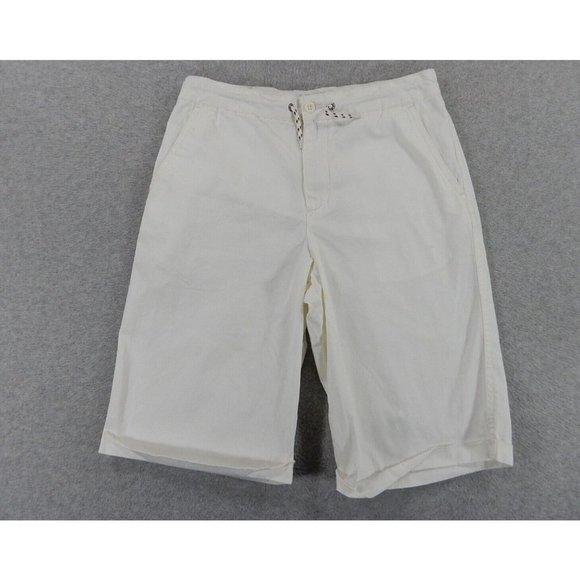 Polo Ralph Lauren Classic Solid Capri Shorts Pants‎ (Youth 18) White - Picture 1 of 5